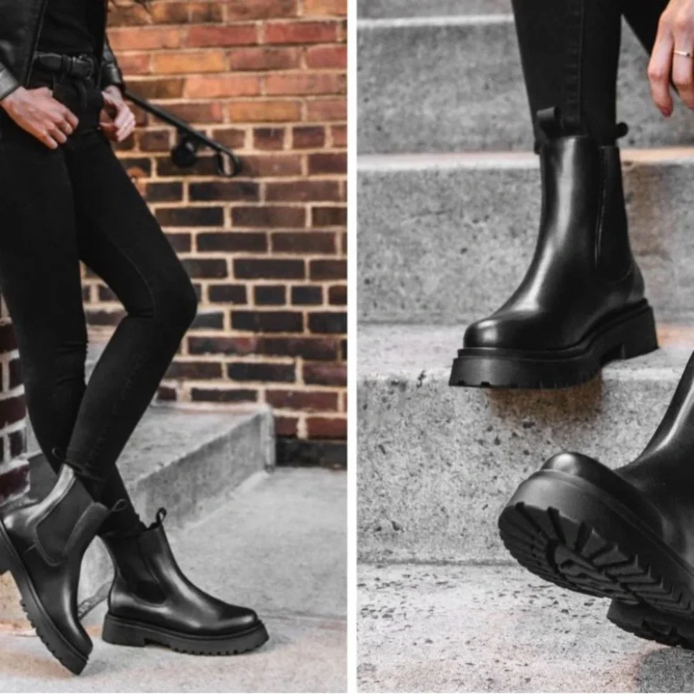 Thursday Boot Co Legend Chelsea Boot Black Leather Women’s Size 8.5 US - Picture 4 of 11